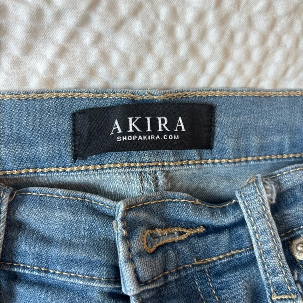 Akira Women's Blue Denim Jeans